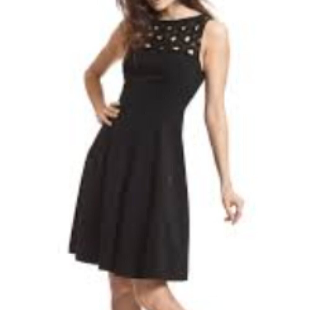 Tracy Reese Black Dress Sz 8